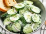 Cucumber Dill Salad Bowl Ready to Serve