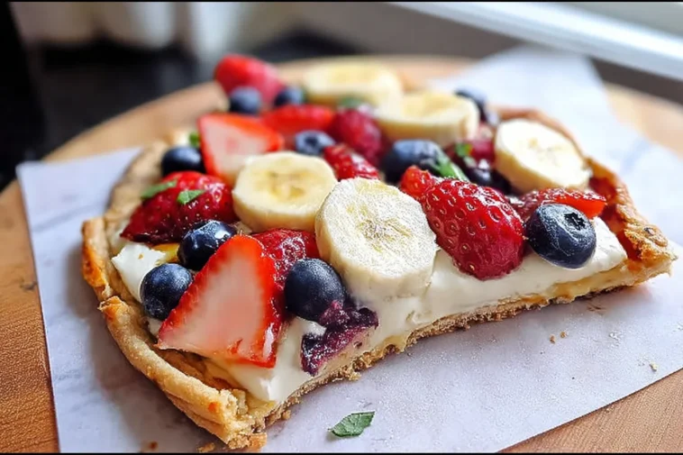 Deliciously Healthy Breakfast Pizza Freshly Made