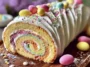 Delicious Easter Cake Roll Ready to Serve