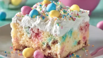 Easter Poke Cake – Colorful and Delicious Spring Dessert