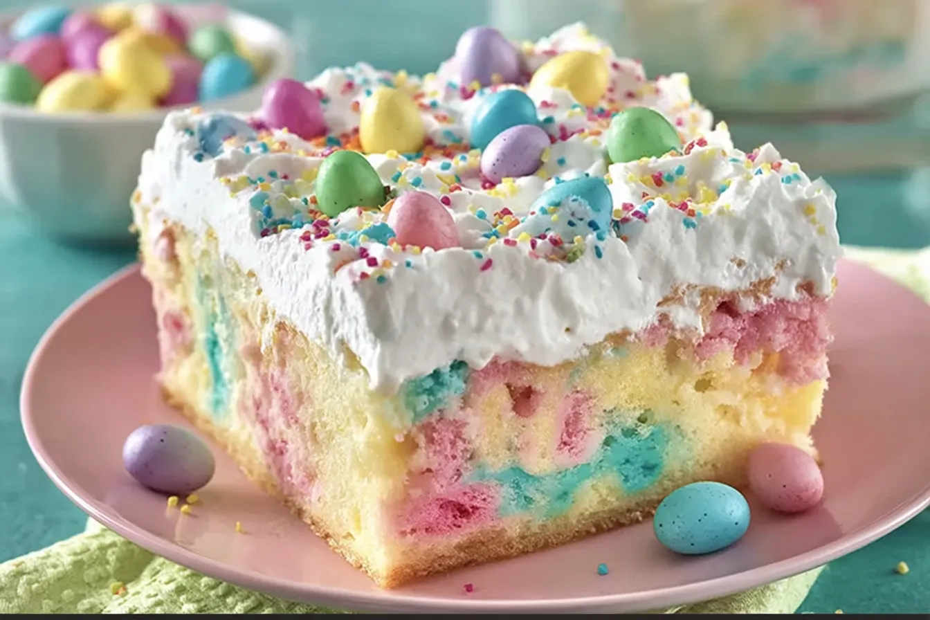 Easter Poke Cake – Best Easy Easter Dessert Recipe 