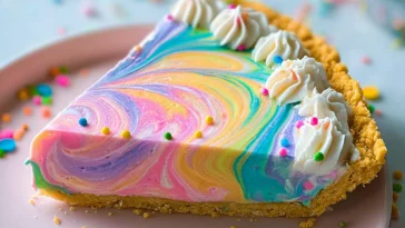 Easter Swirl Pie – A Gorgeous No-Bake Spring Dessert