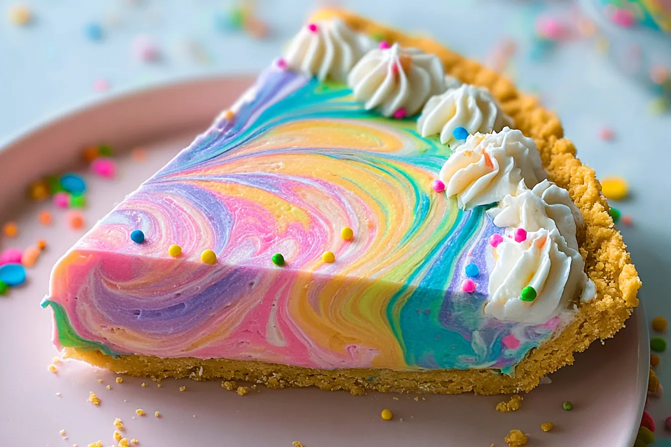 Easter Swirl Pie – A Gorgeous No-Bake Spring Dessert