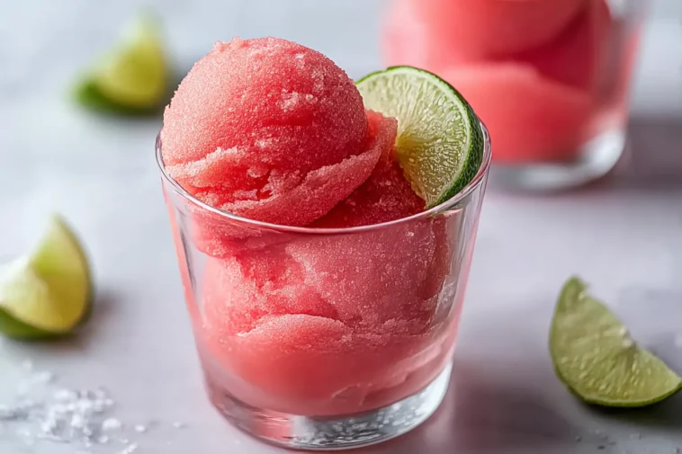 Delicious Easy 2-Ingredient Watermelon Sorbet