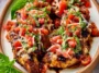 Easy Bruschetta Chicken (Grilled, Baked & Stove Top) Plated