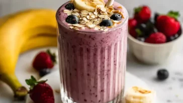 Easy Creamy Breakfast Protein Smoothie Ready to Enjoy