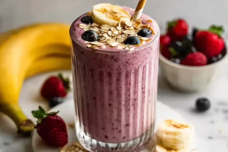 Easy Creamy Breakfast Protein Smoothie Ready to Enjoy