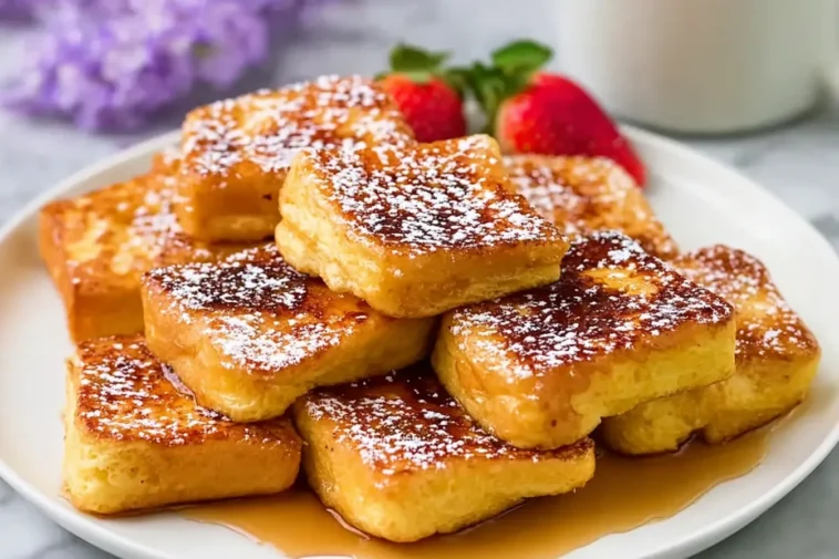 Delicious Easy Hawaiian Roll French Toast - Soft & Fluffy