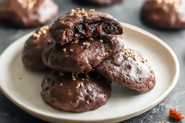 Easy Healthy Chocolate Date Cookies Freshly Baked