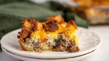 Delicious Easy Sausage and Egg Casserole