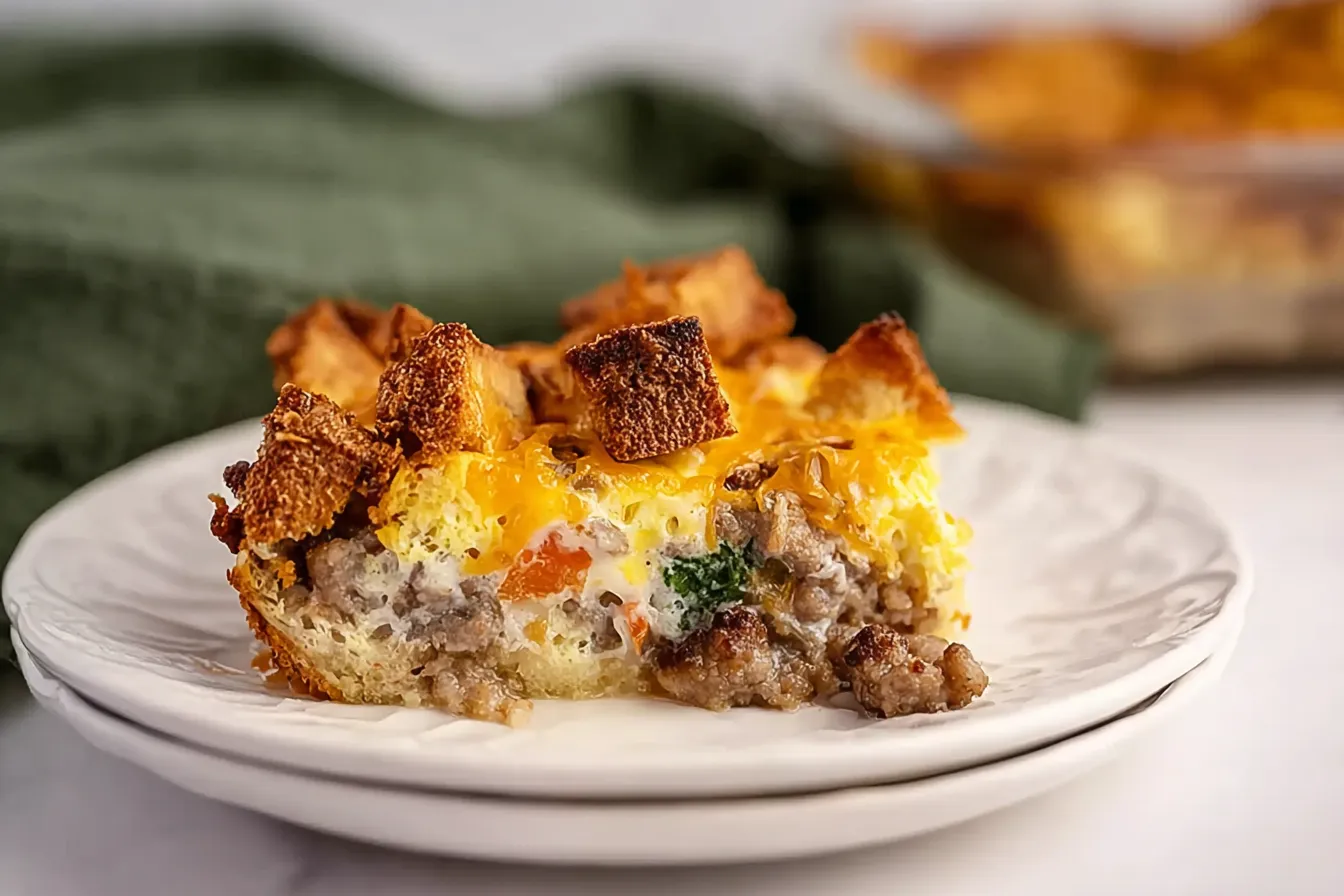 Delicious Easy Sausage and Egg Casserole
