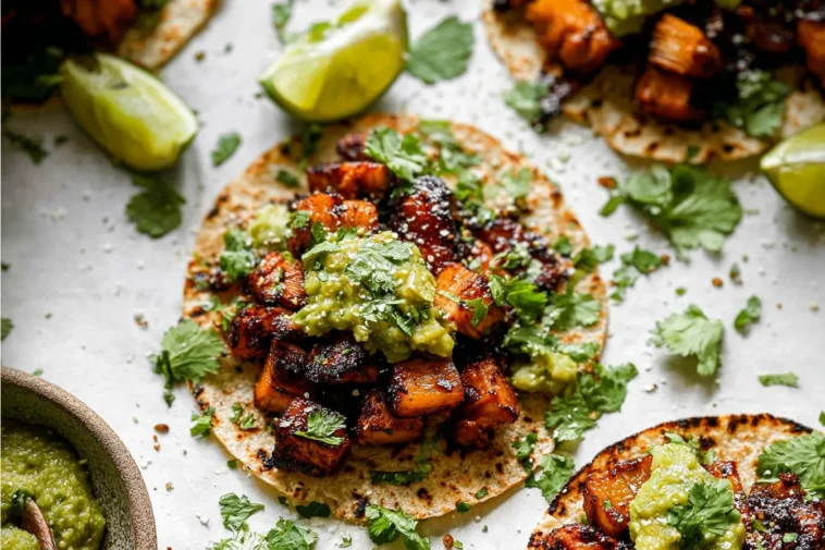 Easy Sheet Pan Chicken al Pastor Ready to Serve