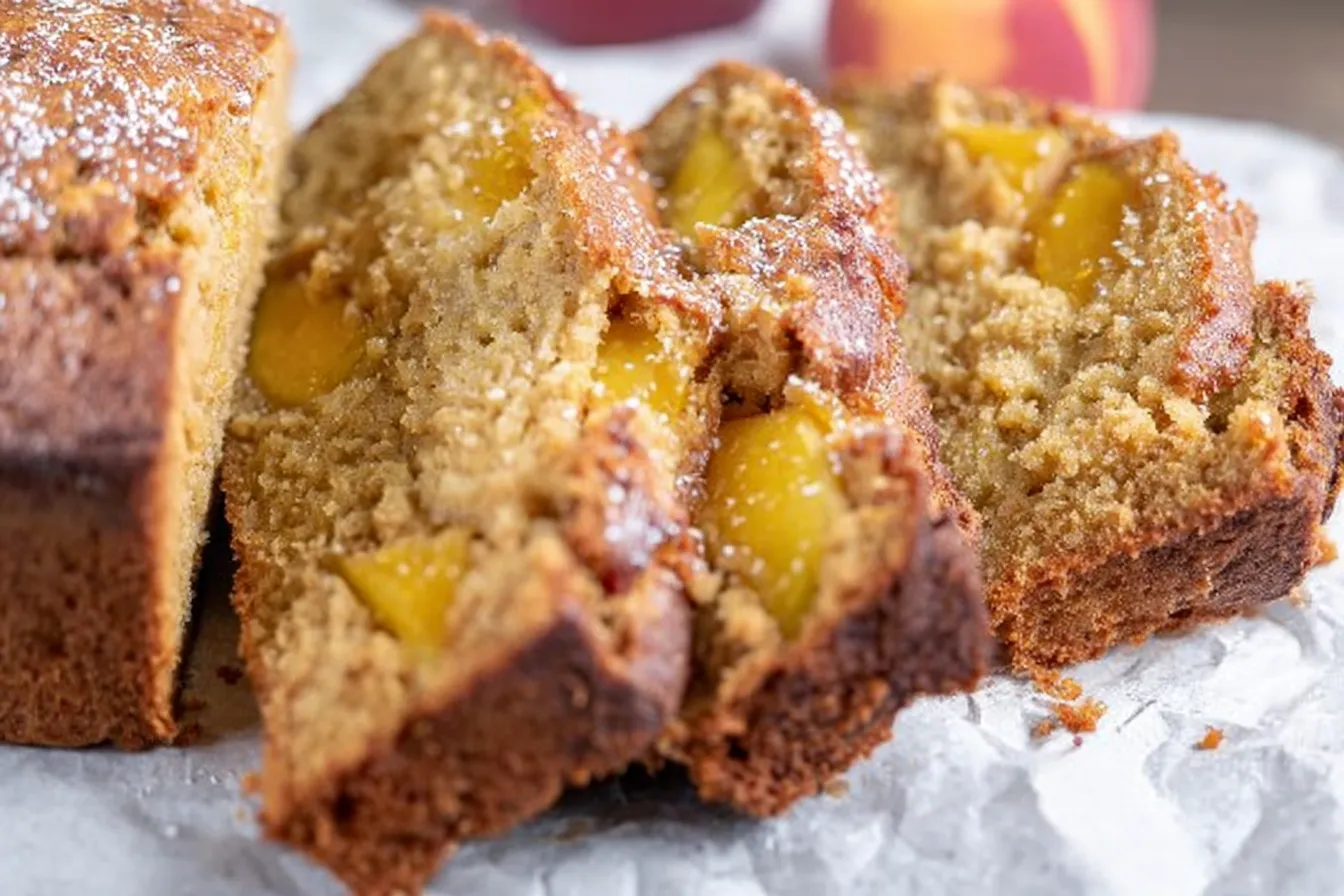 Easy Spiced Peach Bread