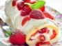 Easy Strawberry Cake Roll Ready to Serve