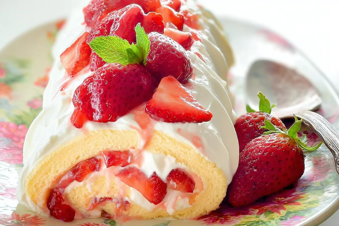 Easy Strawberry Cake Roll: A Delightful Dessert to Savor 4 Easy Strawberry Cake Roll