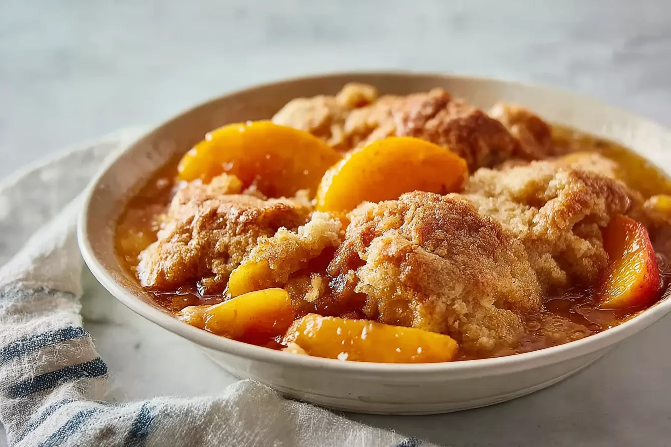 Fresh Southern Peach Cobbler 