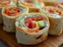 Delicious Fresh Vegetable Tortilla Roll Ups