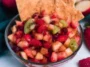 Fruit Salsa with Cinnamon Sugar Tortilla Chips Delight