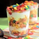 Fruity Pebbles Parfait - A Colorful Breakfast Delight