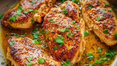 Garlic Butter Chicken Perfectly Cooked