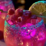 Glowing Pink Mocktail - A Refreshing Beverage