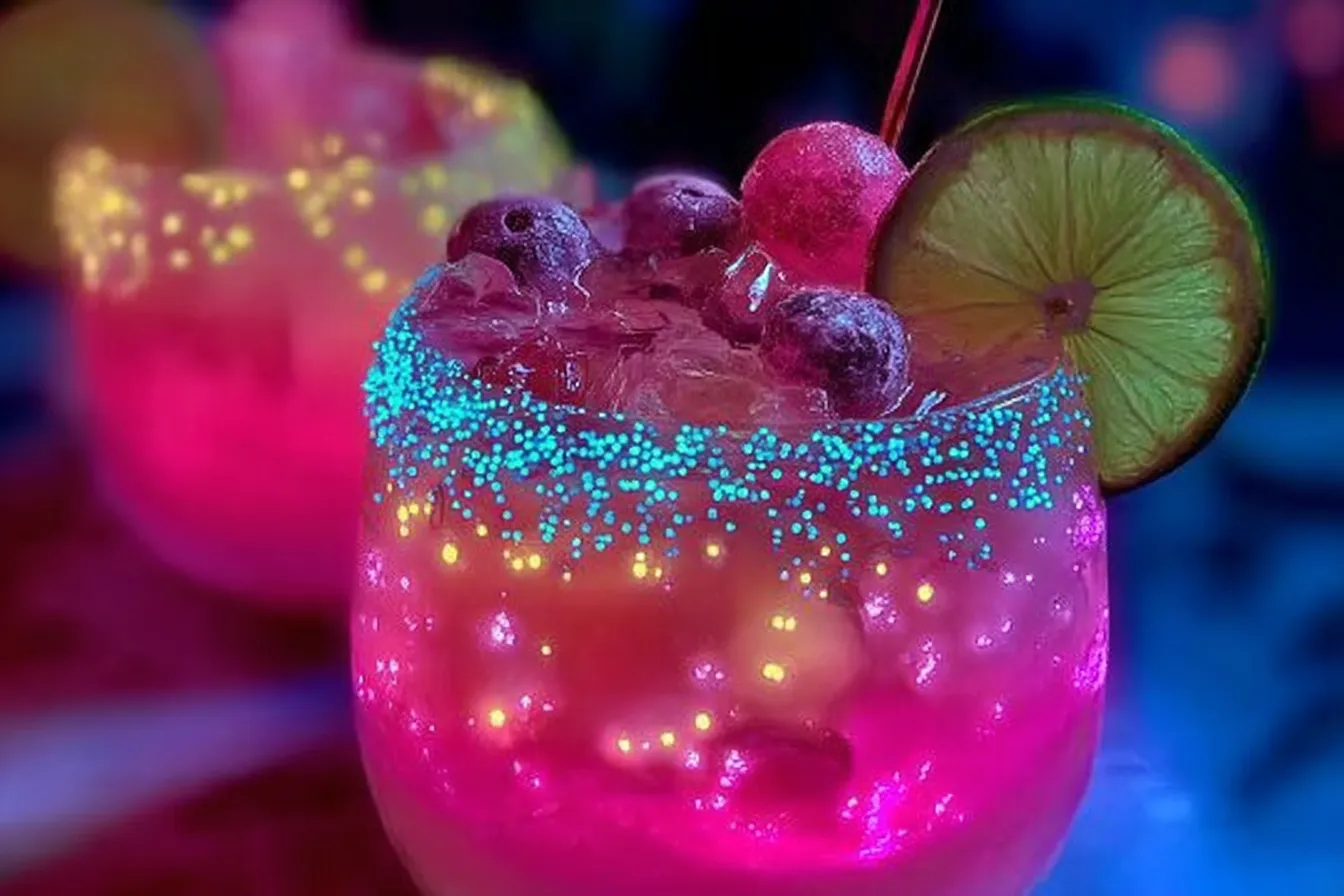 Glowing Pink Mocktail