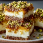 Greek Honey Pistachio Cheesecake Bars - Irresistible Treat