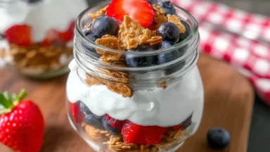 Greek Yogurt Breakfast Parfait - Healthy Morning Treat