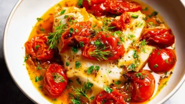 Haddock in Tomato Sauce - Delicious and Healthy Dish