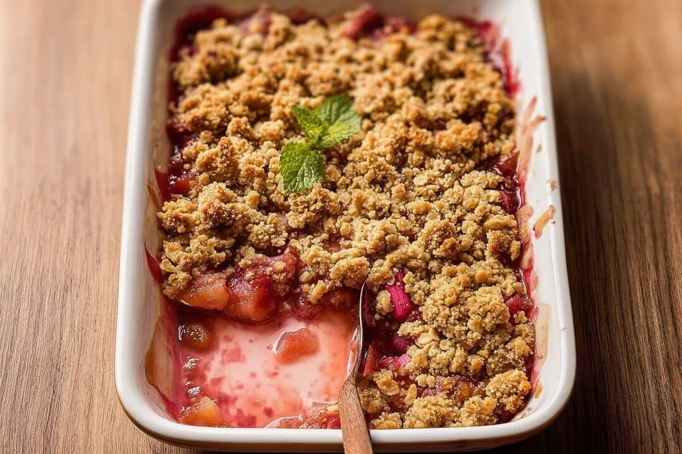 Hairy Bikers Rhubarb Crumble​ Recipe