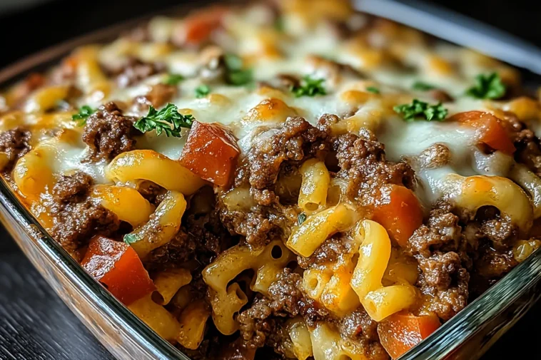 Mouthwatering Hamburger Supreme Casserole