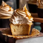 Magical Harry Potter Butterbeer Cupcakes on a Platter