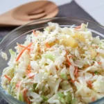 Delicious Hawaiian Coleslaw with Pineapple and Coconut