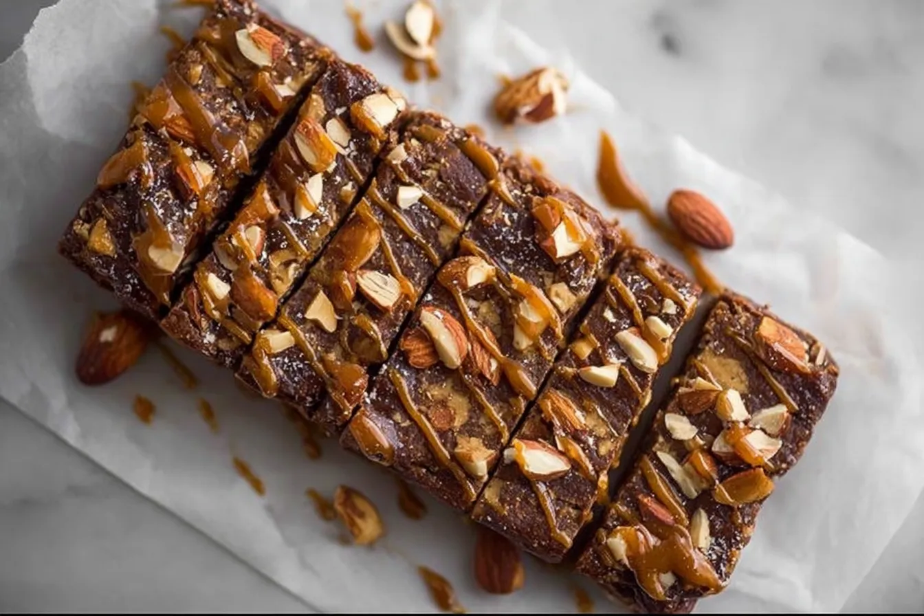 Healthy No-Bake Date and Nut Snack Bars