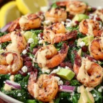 Colorful Healthy Shrimp Avocado Salad: Mayo-Free