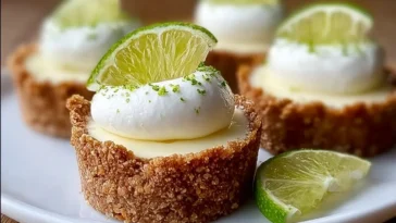 Heavenly No-Bake Mini Key Lime Pies on a Summer Table