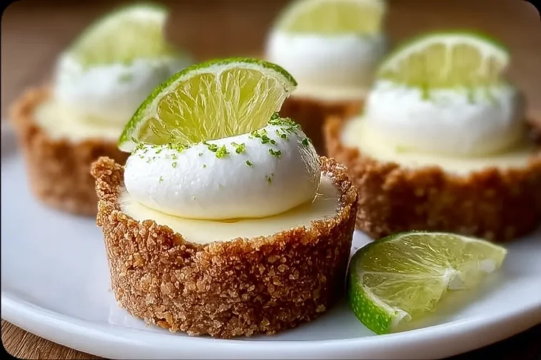 Heavenly No-Bake Mini Key Lime Pies on a Summer Table
