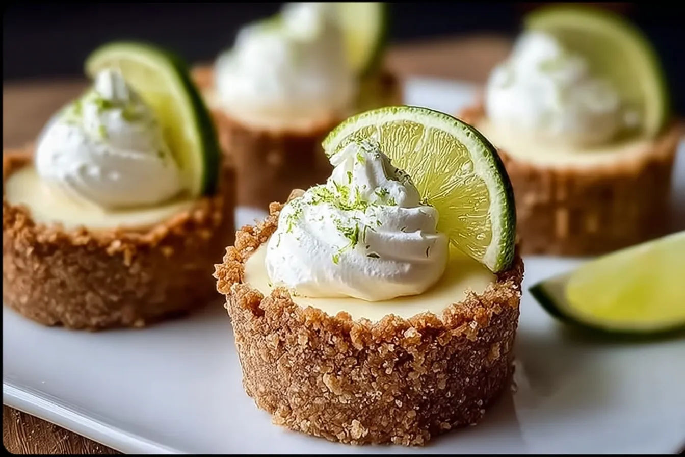 Heavenly No-Bake Mini Key Lime Pies