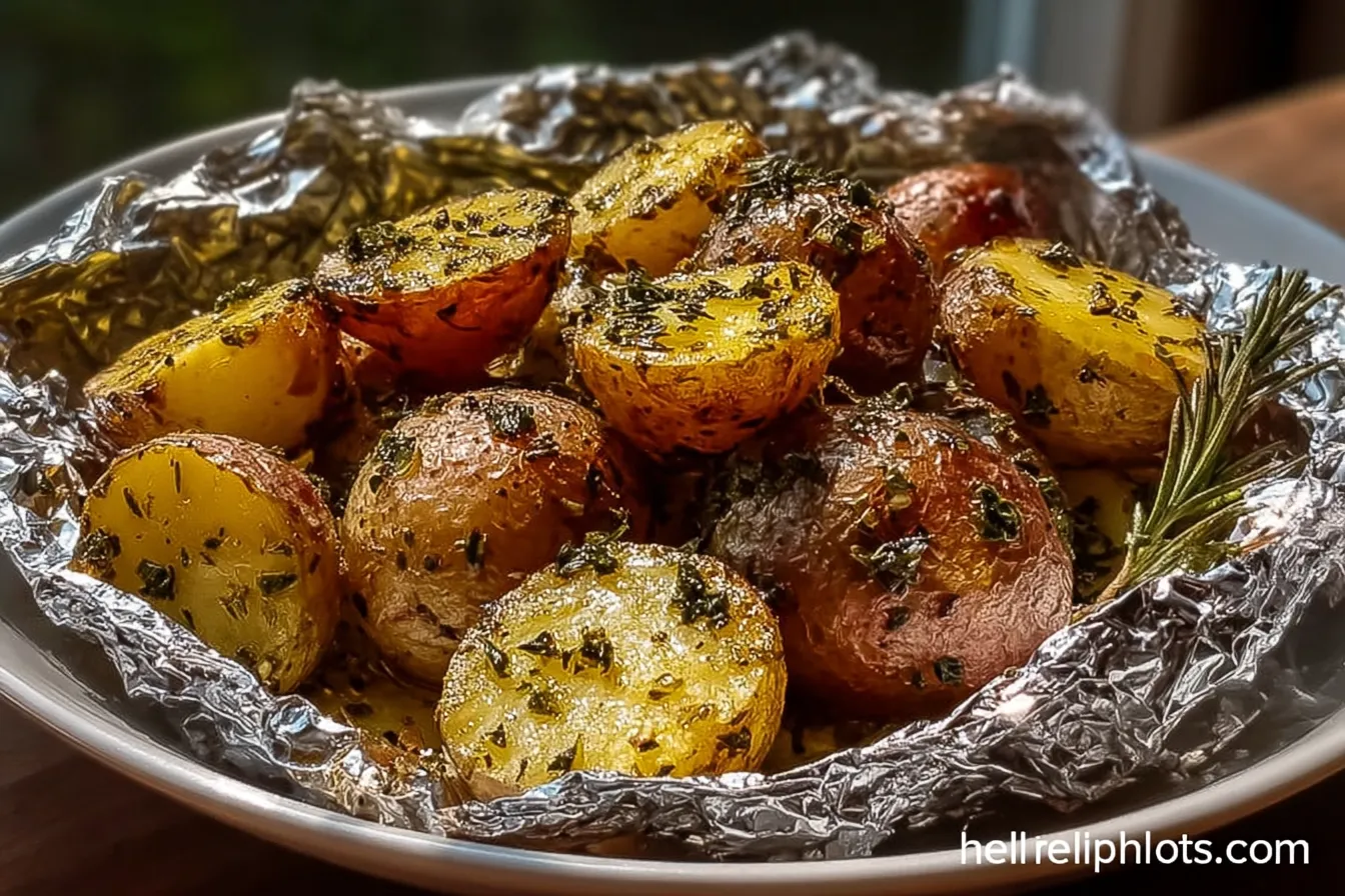 Delicious Herb-Seasoned Grilled Potatoes in Foil
