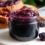 Homemade Mulberry Jam in a Jar