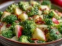 Honeycrisp Apple Broccoli Salad Close-up