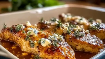 Hot Honey Feta Chicken Plated Delight