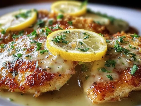 Beautifully Plated Lemon Chicken Romano