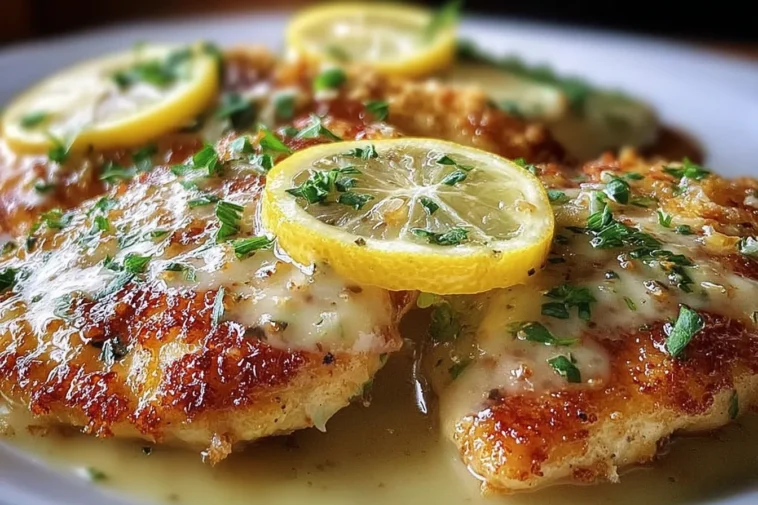 Beautifully Plated Lemon Chicken Romano