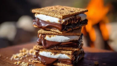 Irresistible S’mores Campfire Dessert in 3 Ingredients