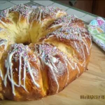 Italian Easter Bread (Anise-Flavored) Freshly Baked
