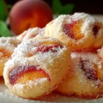 Italian Peach Summer Cookies Freshly Baked Treat