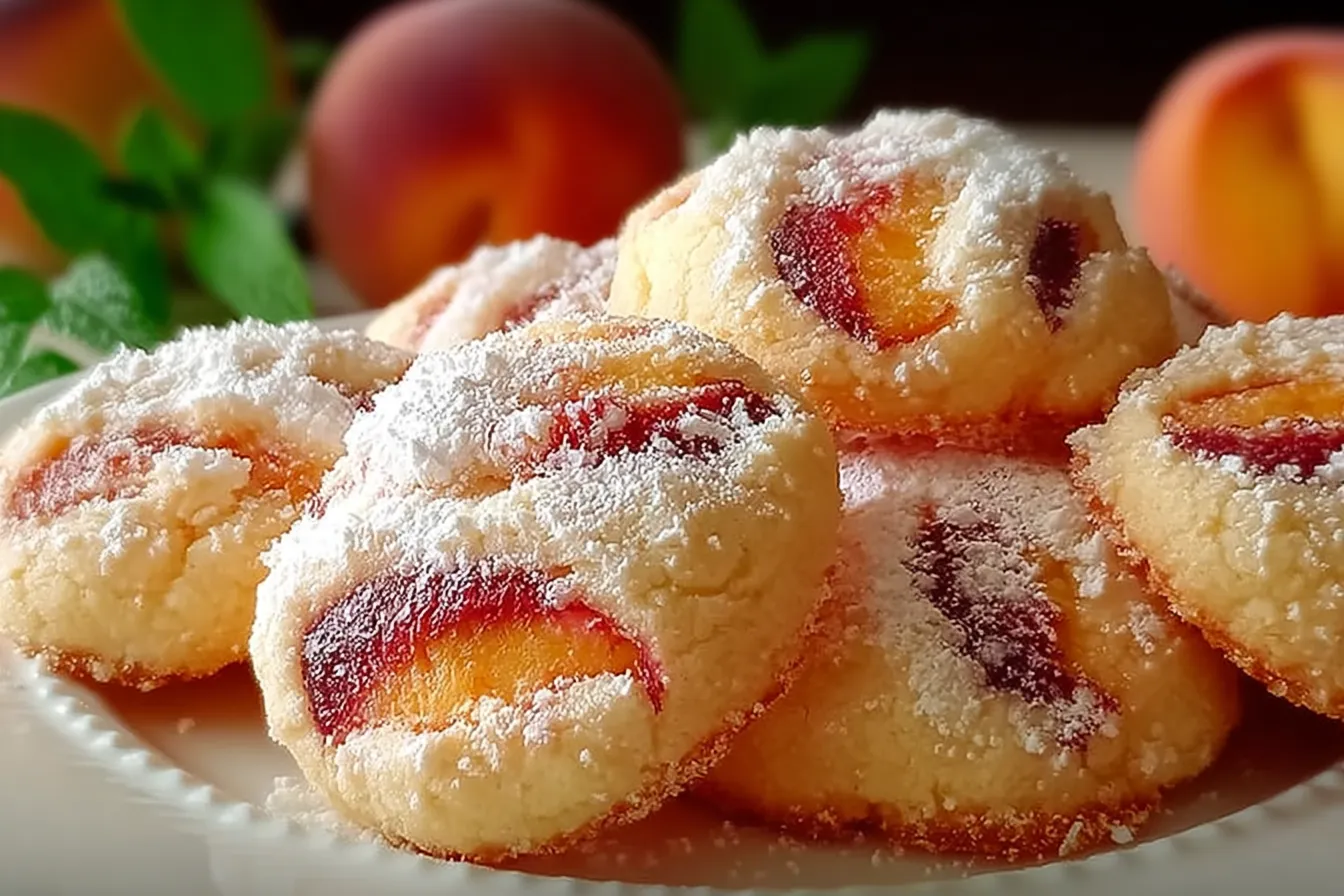 Italian Peach Summer Cookies: The Perfect Seasonal Treat! 3 Italian Peach Summer Cookies Freshly Baked Treat