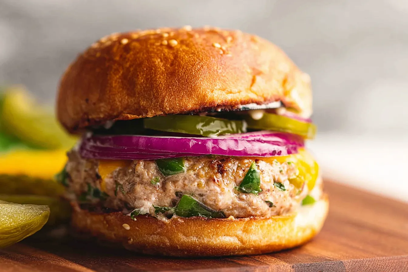 Jalapeño Burger (Turkey + Cheddar)