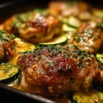 Juicy Chicken Thigh Zucchini Bake: Comfort Food at Its Best